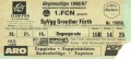 Eintrittskarte zum Regionalligaspiel zwischen dem 1. FC Nürnberg und der <!--LINK'" 0:57--> (<!--LINK'" 0:58-->/<!--LINK'" 0:59-->).