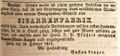 Werbeannonce des Bronzefarben- und Cigarrenfabrikanten <!--LINK'" 0:5-->, Februar 1841
