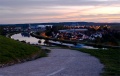 Aussicht vom  auf Atzenhof mit <a class="mw-selflink selflink">Main-Donau-Kanal</a> im Vordergrund.