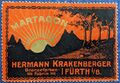 Historische <!--LINK'" 0:15--> der Bronzefarben-Fabrik Hermann Krakenberger, ca. 1913