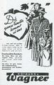 Werbung vom Bekleidungshaus <!--LINK'" 0:29--> im Jahr 1950