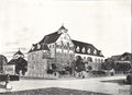 Nathanstift, Tannenstr. 17, Schaubild, Aufnahme um 1907</br>
links: der Milchpavillon, Bildmitte: das Haupthaus