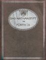Titelseite: Festschrift zur Eröffnung des Nathanstift im Nov. 1909