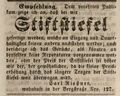 Rießner Anzeige, Fürther Tagblatt 10. August 1844