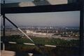 Ausblick vom Turm <a class="mw-selflink selflink">Alte Veste</a> (Rohbau) am 10.11.1979 - fertiggestellt 1980 auf den  mit  links und  Bildmitte, dahinter die Wohnanlage 