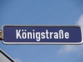 Straßenschild Königstraße