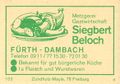 Zündholzschachtel-Etikett des Gasthaus Beloch. 1970er Jahre