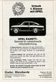 Werbung Autohaus Gebrüder Heubeck heute <!--LINK'" 0:29--> in der Schülerzeitung <!--LINK'" 0:30--> Nr. 6 1967