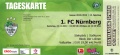 Eintrittskarte zum ersten Derby in der 1. Bundesliga zwischen dem 1. FC Nürnberg und der <!--LINK'" 0:17--> (<!--LINK'" 0:18-->/<!--LINK'" 0:19-->).