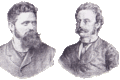 Hermann Helmer und Ferdinand Fellner d. J. um 1900