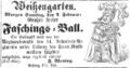 Faschingsball im <a class="mw-selflink selflink">Weißengarten</a>, Februar 1875