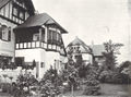 Landhaus Dr. Georg Soldan (Berolzheimerstr. 12, links) und Landhaus Carl Soldan (Lindenstr. 33, rechts), Aufnahme um 1907