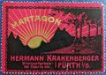 Historische <!--LINK'" 0:18--> der Bronzefarben-Fabrik Hermann Krakenberger, ca. 1913