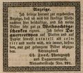 Zeitungsannonce des Daguerreotpyisten <!--LINK'" 0:17-->, November 1849