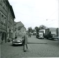 Königstraße 2 mit der Büttnerei Steger (links)</br>
<!--LINK'" 0:75--> (halblinks) und Goliath Lieferwagen Firma <!--LINK'" 0:76-->