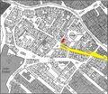 Gänsberg-Plan, Mohrenstraße 32 rot markiert