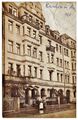 Karolinenstraße 40 mit ehemaliger Gaststätte <a class="mw-selflink selflink">Zum Auerhahn</a>. Um 1914