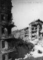 Aufnahme aus der Amalienstraße nach dem Luftangriff 8. auf 9. März 1943. Blick von der Einmündung  in Richtung 