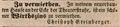 Zeitungsanzeige des Bierbrauers <!--LINK'" 0:28-->, Oktober 1849