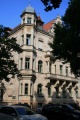Erker des Gebäudes Hornschuchpromenade 7. Deutsche Renaissance, bezeichnet <!--LINK'" 0:18--> von <!--LINK'" 0:19-->.