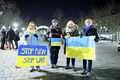 Mahnwache anlässlich des Angriffskrieges Russlands gegen die Ukraine, März 2022