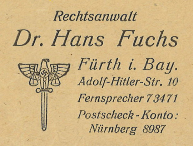 Datei:Adressaufdruck Dr. Hans Fuchs.jpg