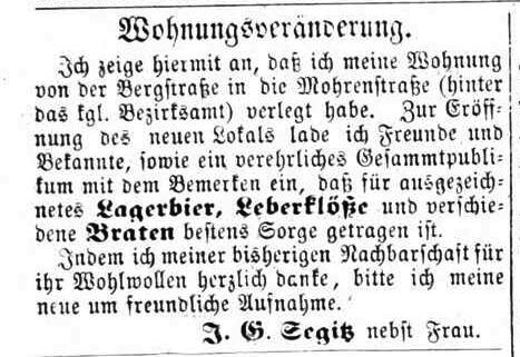 Datei:Segitz neues Lokal Mohrenstraße Ftgbl 9.5.1868.jpg