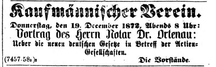 Datei:Kaufmännischer Verein, Fürther Abendzeitung 18.12.1872.jpg