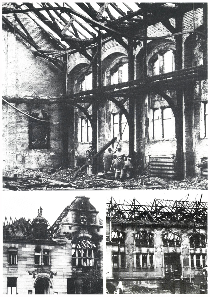 Turnhallenbrand am 9. Dezember 1970 in der Turnstraße