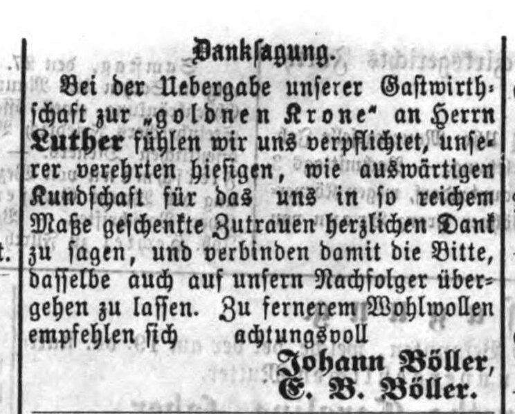 Datei:Goldene Krone - Goldene Kanne Böller Fthbl. 21.05.1865.jpg