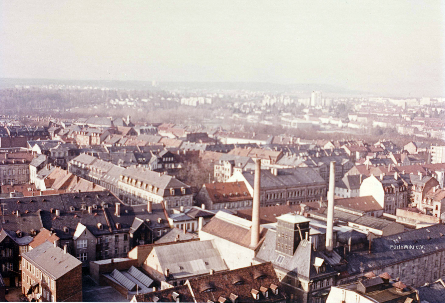 Brauerei Grüner in der Gartenstraße im Juni 1980