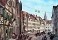 Postkartenserie der Fa. Quelle über alte historische Ansichten in Fürth, ca. 1980