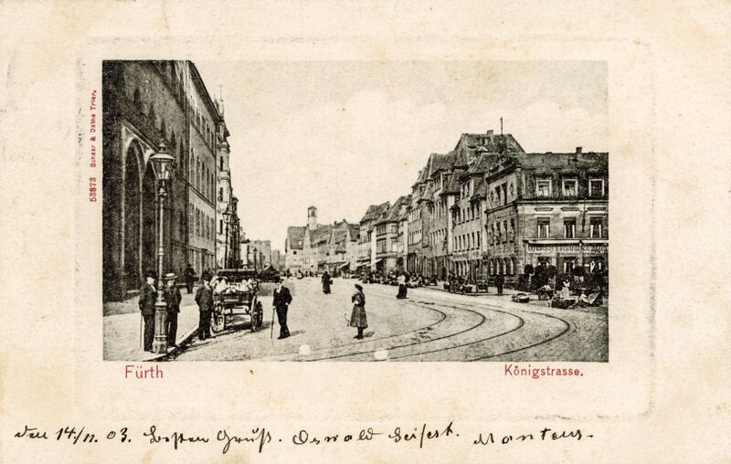 Datei:AK Königstraße gel 1903.jpg