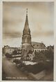 Historische Ansichtskarte St. Paulskirche, gel. Dez. 1928. Im Hintergrund noch die Heinrichskirche sichtbar.