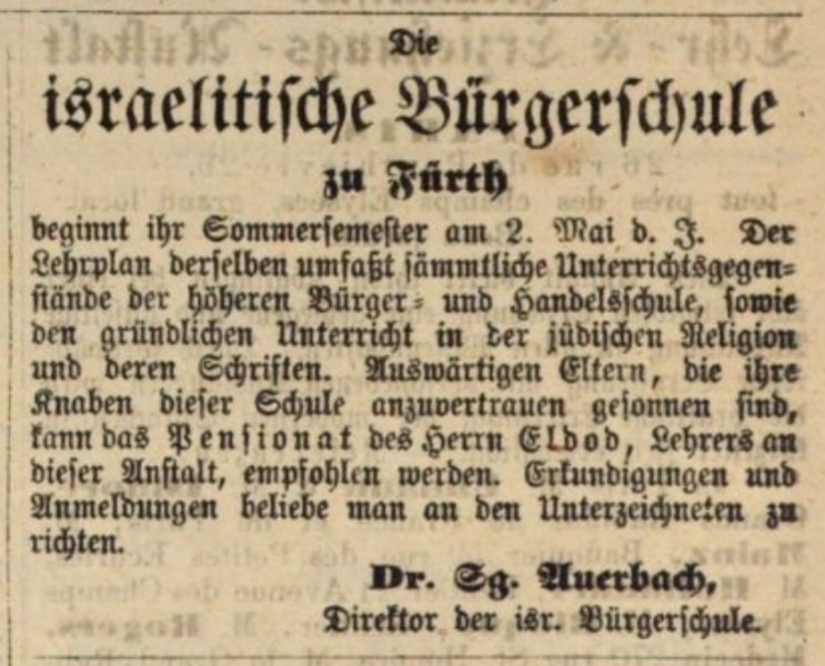 Datei:Bürgerschule Israelit 13.4.1864.png