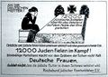 Flugblatt vom "Reichsbund jüdischer Frontsoldaten e. V." ca. 1921 gegen die Verunglimpfung jüdischer Frontsoldaten