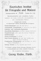 Geschäftsanzeige von Georg Krehn, 1909 <span class="smw-highlighter" data-type="8" data-state="inline" data-title="Hinweis" title="Erstellungsdatum: 1909Lizenz: noc-nc-1.0"><span class="smwtticon note"></span><span class="smwttcontent">Erstellungsdatum: <!--LINK'" 0:53--><br>Lizenz: noc-nc-1.0</span></span>