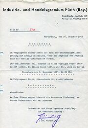 IHK Freisprechungsfeier Kolpingsaal 1965.jpg