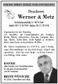 Anzeige aus der Stadt Zeitung vom 14. Januar 2004.