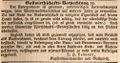 Zeitungsannonce des Kupferschmieds und Gastwirts J. H. Lederer, Mai 1840
