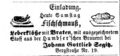 Anzeige von Johann Gottlieb Segitz im <!--LINK'" 0:0-->, 14. September 1867