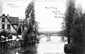 Fürth - Ludwigsbrücke, Postkarte vor 1903