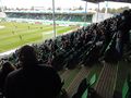 2. Heimspiel unter Corona-Bedingungen vor einem fast leeren Fußballstadion gegen den HSV, Okt. 2020