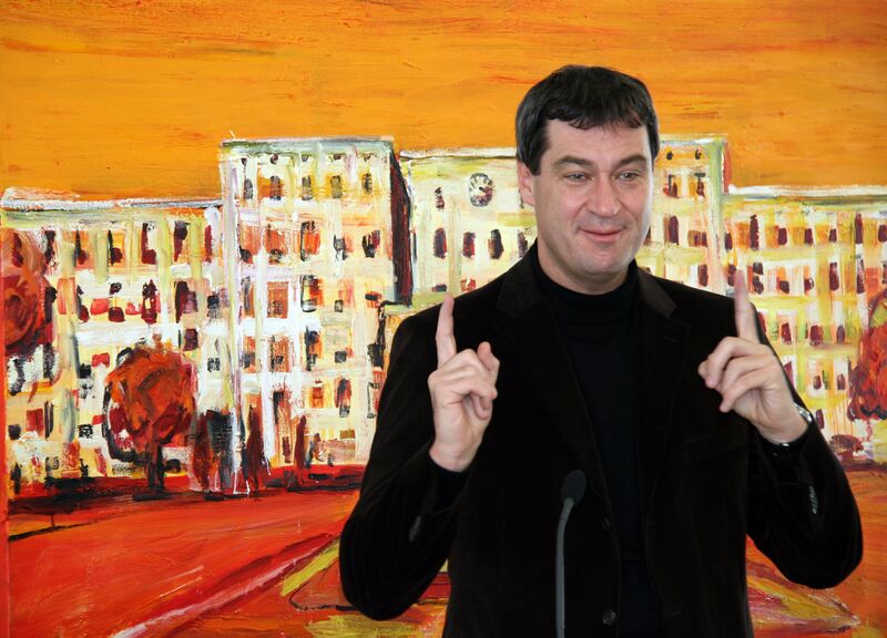 Datei:Klinikum Fürth Markus Söder.jpg