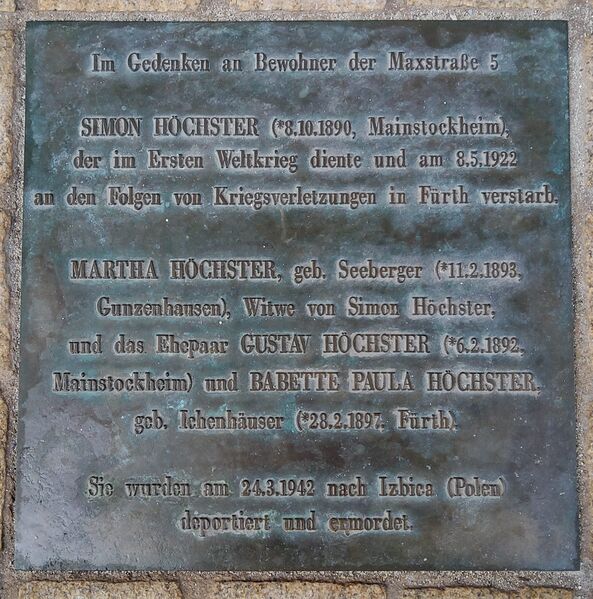 Datei:Gedenktafel Simon Höchster.jpg