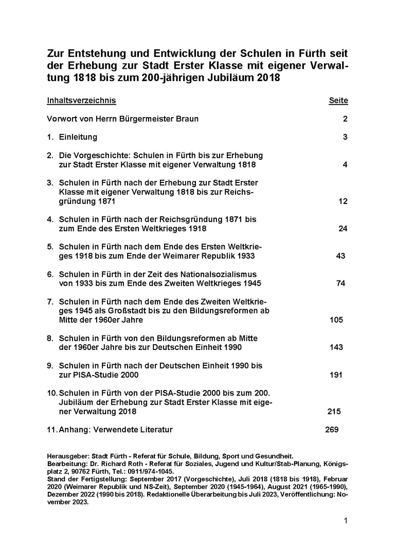 Zur Entstehung und Entwicklung der Schulen in Fuerth seit der Erhebung zur Stadt Erster Klasse 1.pdf