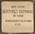 Stolperstein Berthold Gutmann (Erlangen)