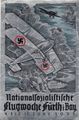 Postkarte zur Flugwoche 1933 auf dem Flugplatz Fürth Atzenhof
