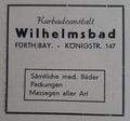 Werbeanzeige für das <a class="mw-selflink selflink">Wilhelmsbad</a>, 1949