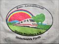 Stofftasche der Bahn-Landwirtschaft, Unterbezirk Fürth, mit neuem Logo aus der Zeit nach der Bahnreform von 1994